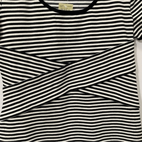 NWT Max Studio Short Sleeve Striped Knit Dress Small - Picture 3 of 7